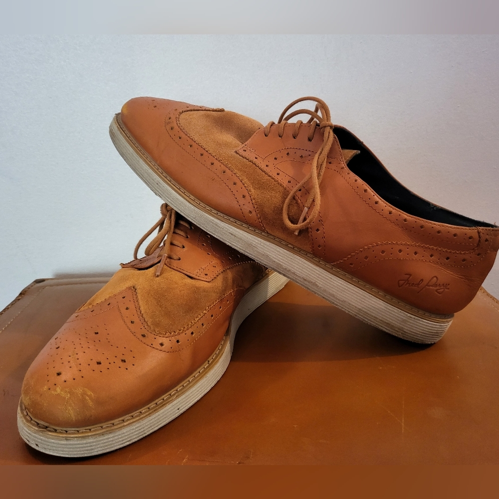 Fred Perry Light Brown low top Shoes | Size 13 US Men's